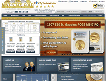 Tablet Screenshot of mintstategold.com